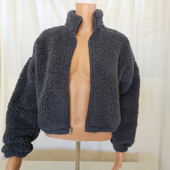 Fleece Zip up- Navy - Picture 3 of 5